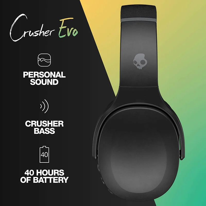 crusher evo wireless true black 8