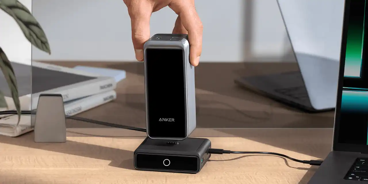 پایه شارژر مغناطیسی Anker 100W Charging Base A1902