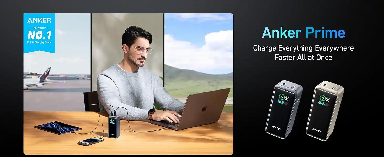 پاوربانک انکر Anker Prime 20,000mAh Power Bank 200W A1336