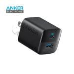 شارژر دیواری 33 وات انکر Anker 323 Charger 33W A2331 US دوپین تاشو + مبدل پریز هدیه