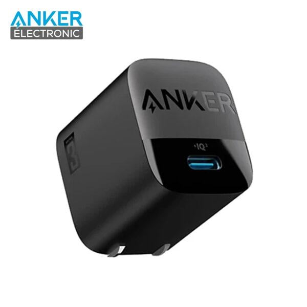 شارژر دیواری 30 وات انکر Anker 313 GaN 30W Charger A2639 + مبدل پریز هدیه
