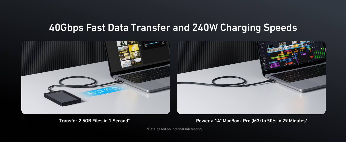 کابل Anker Prime Thunderbolt 4 Cable A84N0