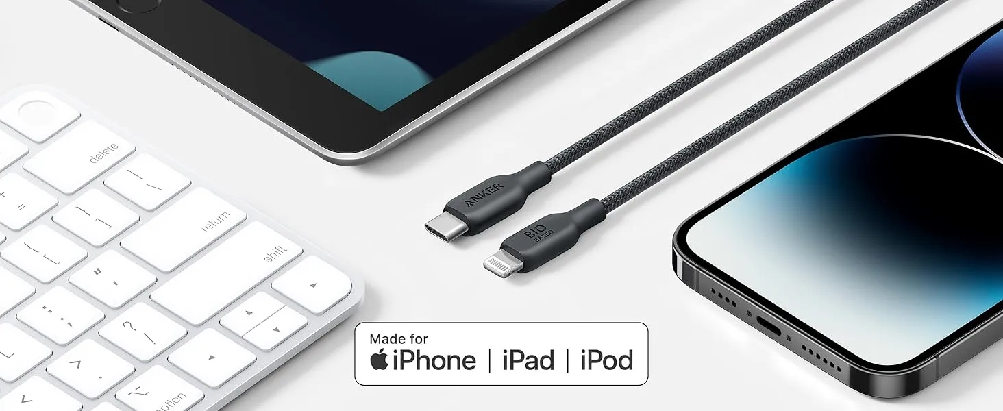 کابل انکر Anker 542 USB-C to Lightning Cable A80B5