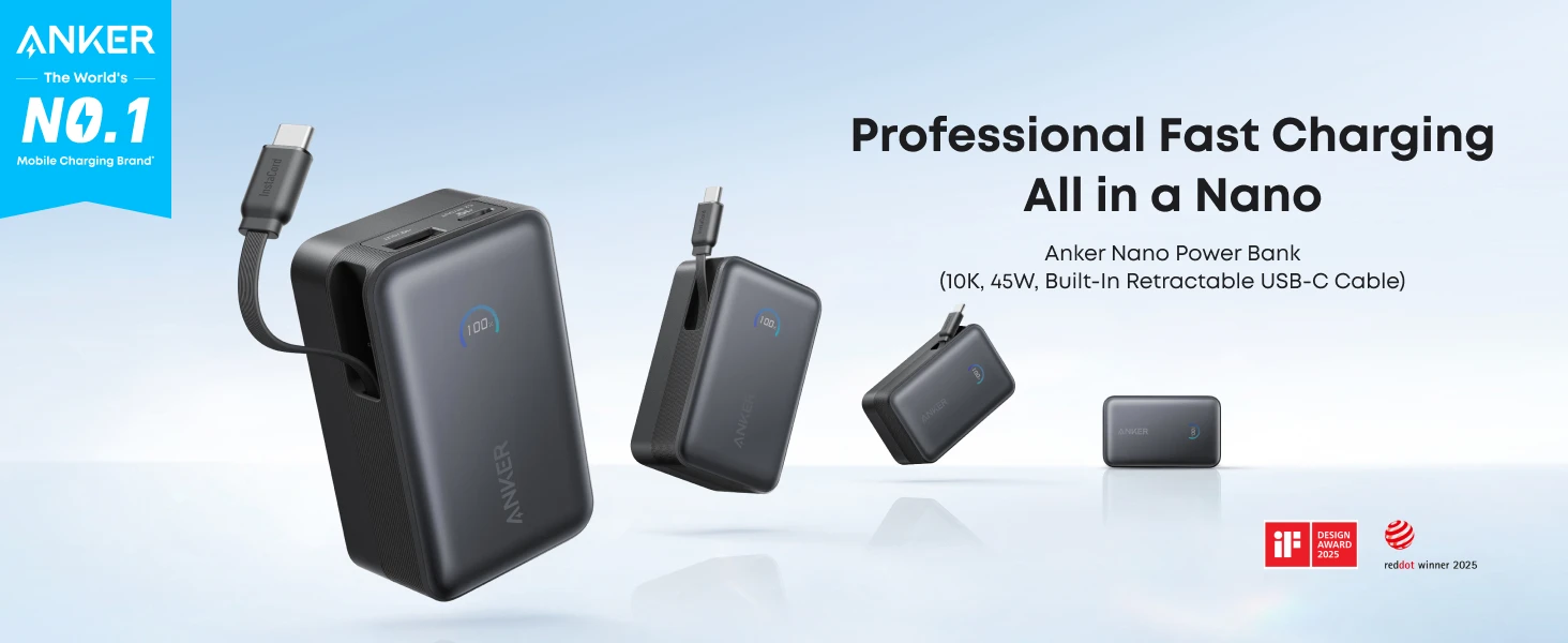 پاوربانک انکر Anker Nano Power Bank 10,000mAh A1638