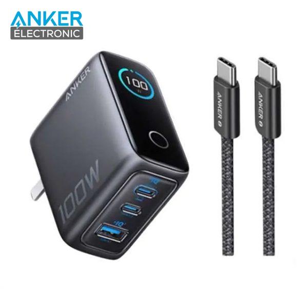 شارژر دیواری 100 وات انکر Anker Zolo Wall Charger 100W B121B