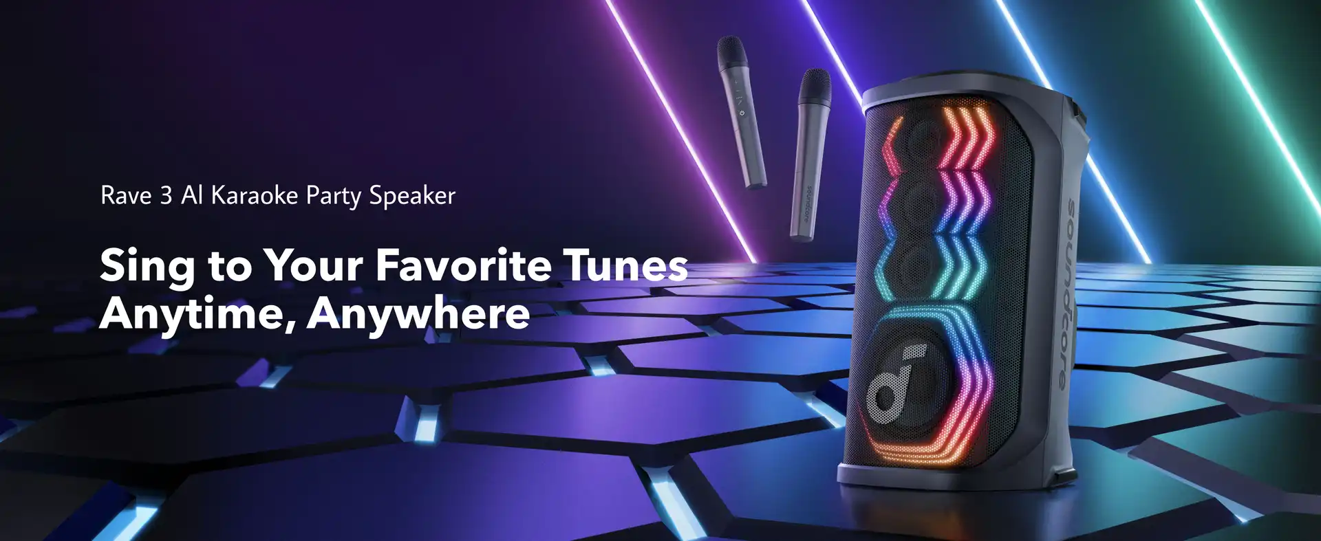 اسپیکر انکر Anker Soundcore Rave 3S A31A3 1 اسپیکر انکر Anker Soundcore Rave 3S A31A3