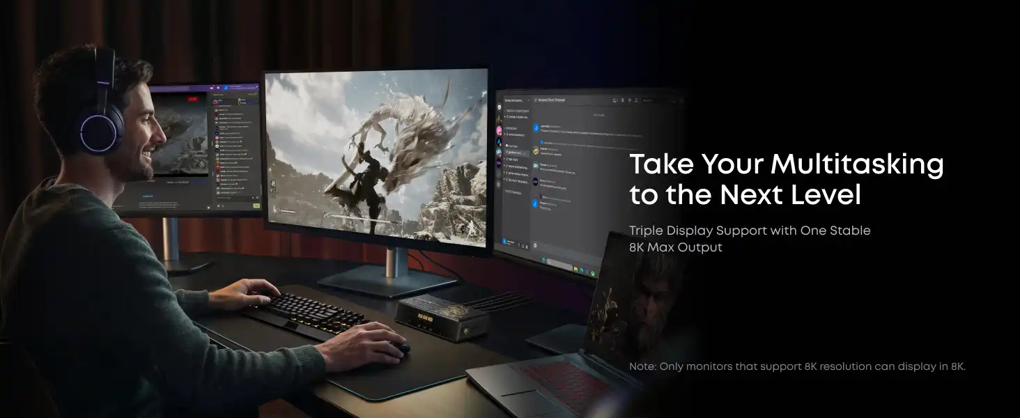 داک استیشن ۱۴ پورت انکر Anker Prime Docking Station 14 in 1 A83B3 ووکونگ ادیشن 4 A83B3 Wukong Edition 11