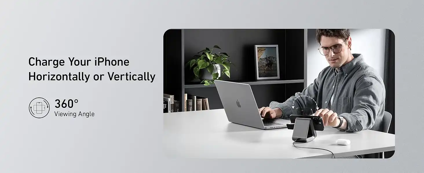 شارژر بی سیم 3 در 1 انکر Anker 737 MagGo Charger 3 in 1 B2599 3 B2599 10